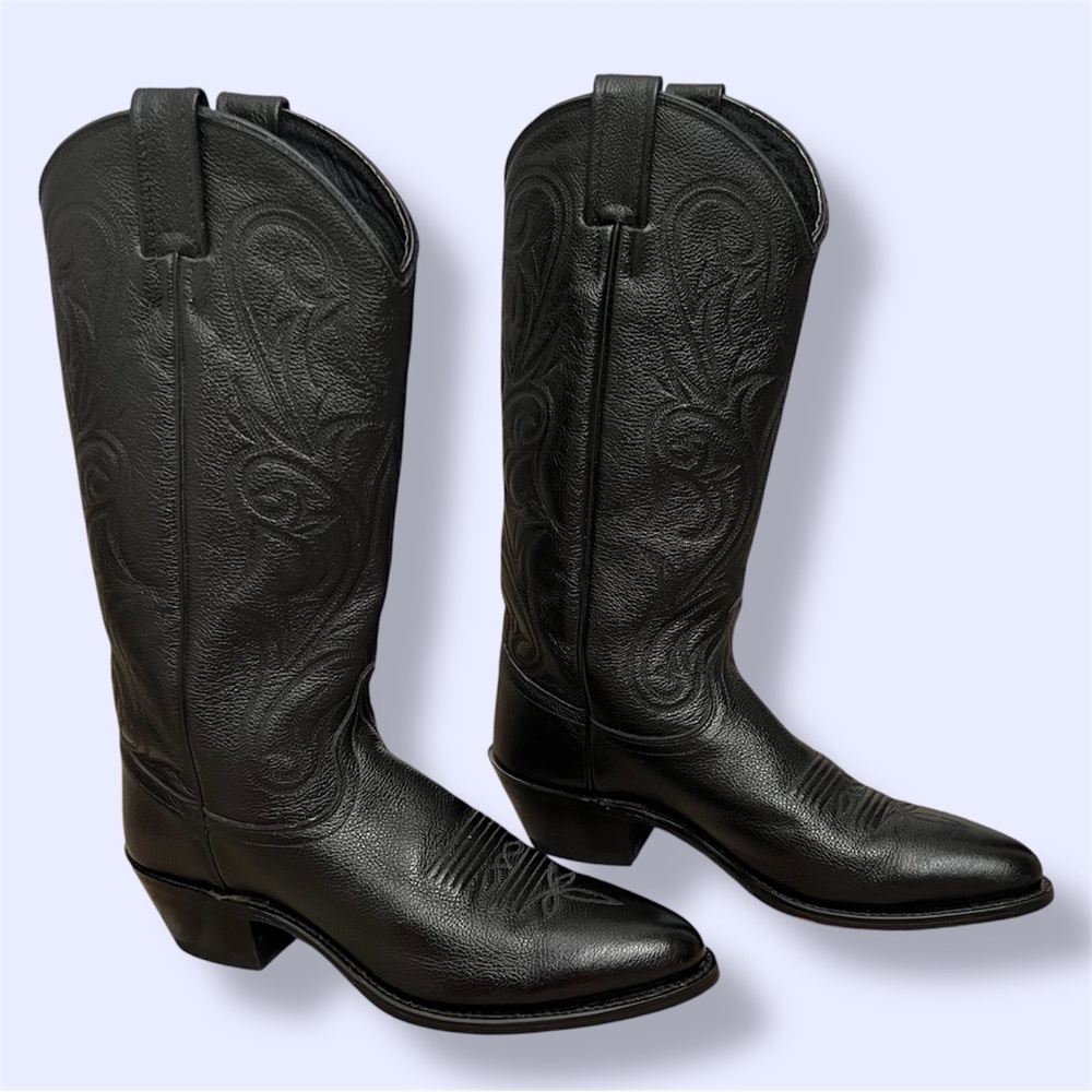 Dan Post Black Western Cowgirl Boots